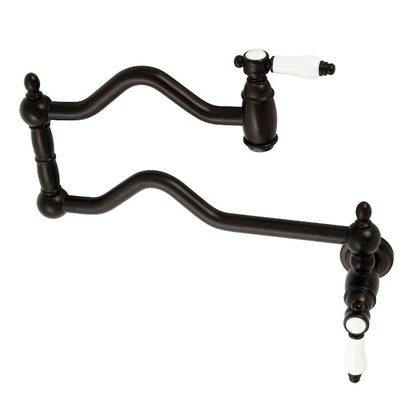 KS2105BPL Bel Air Wall Mount Pot Filler, Oil Rubbed Bronze